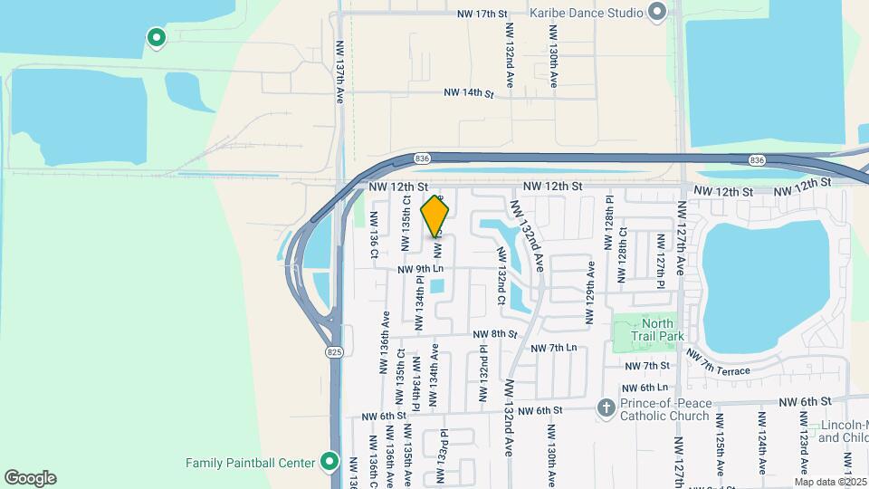 1010 NW 134th Ave Map and Location Details