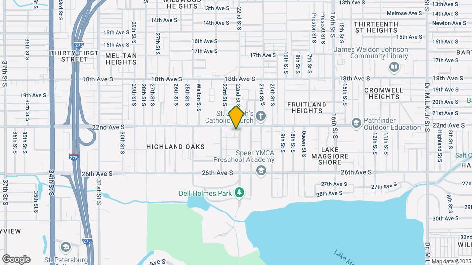 2219 22nd St S Map and Location Details