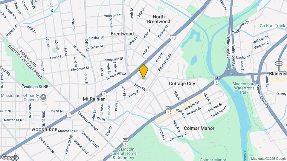 3806 39th St, Unit 3 Map and Location Details