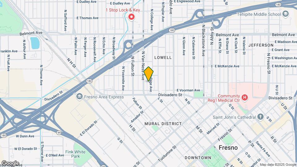 139 N College Ave Map and Location Details