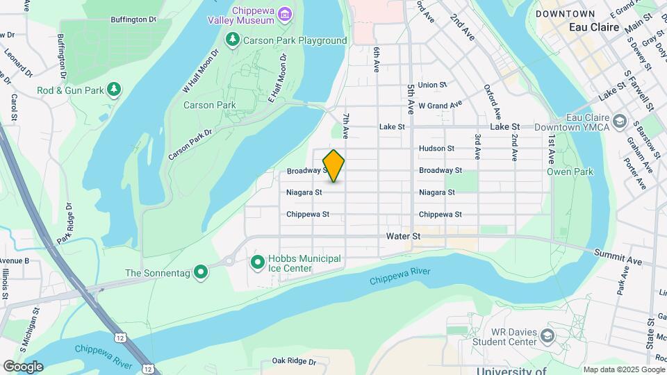 714 Niagara St Map and Location Details