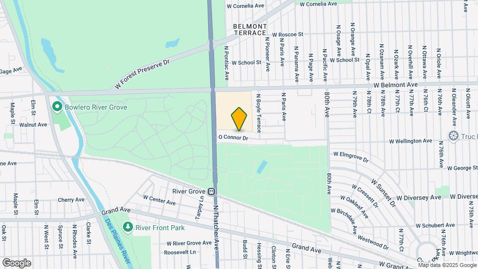 8316 W O'Connor Dr Map and Location Details
