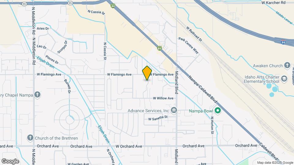 1385 N Stephanie Ln Mapa y Detalles de la Ubicación