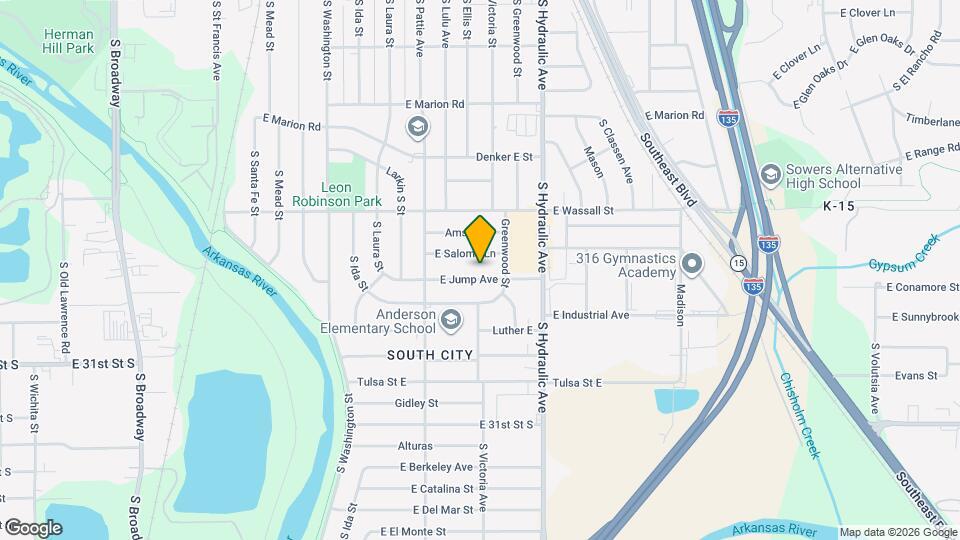 1502 E Jump St Map and Location Details