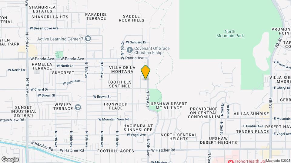 10222 N 7th Ave Map and Location Details