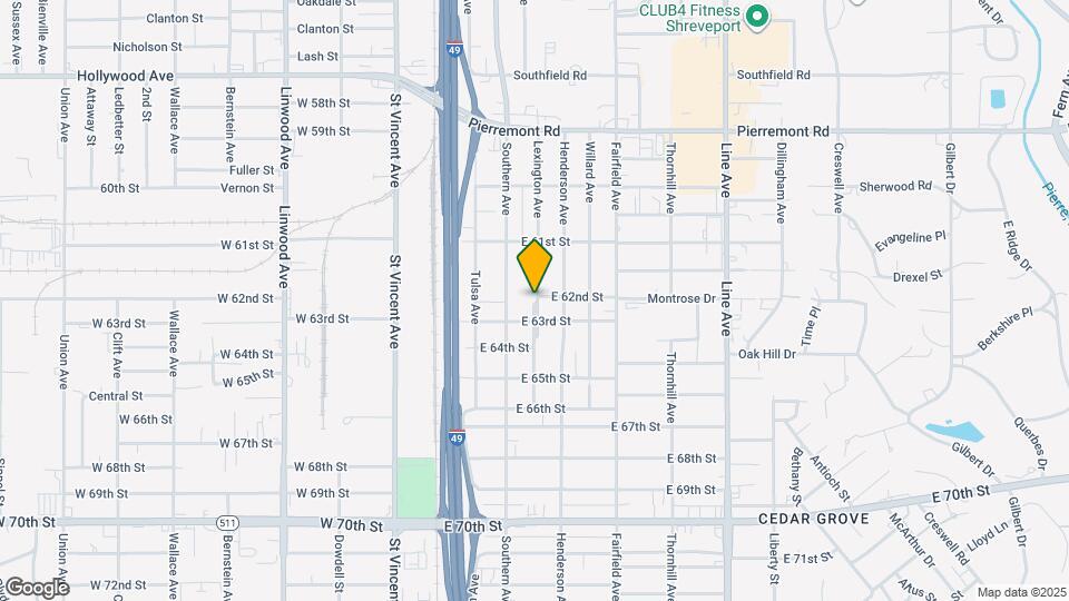 6200 Lexington Ave Map and Location Details