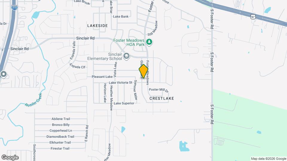 3442 Glacier Lake Mapa y Detalles de la Ubicación