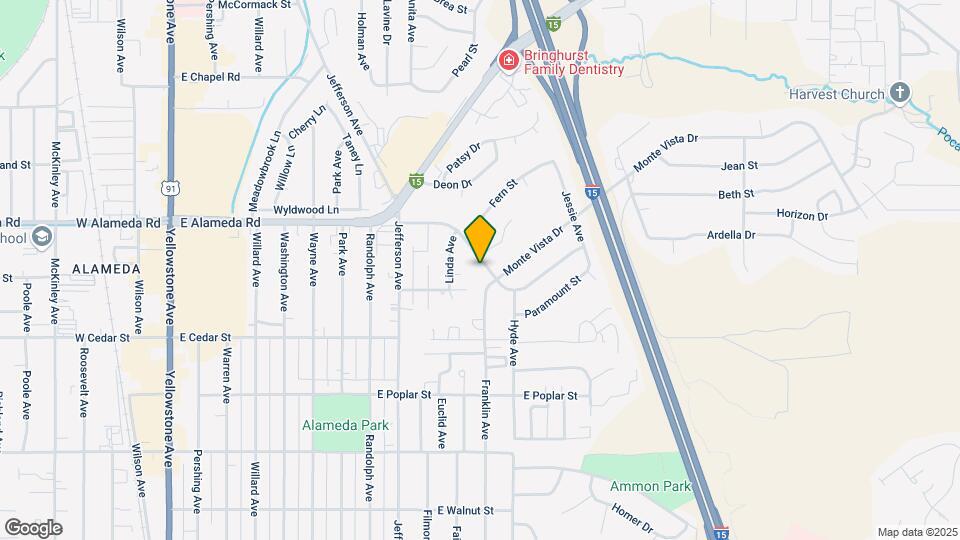 1225 E Alameda Rd Map and Location Details