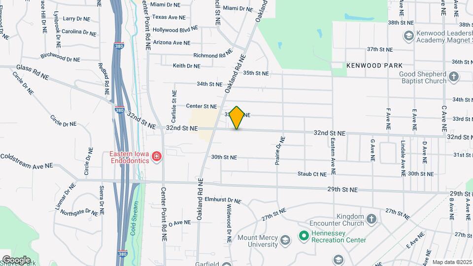1407 32nd St NE Map and Location Details