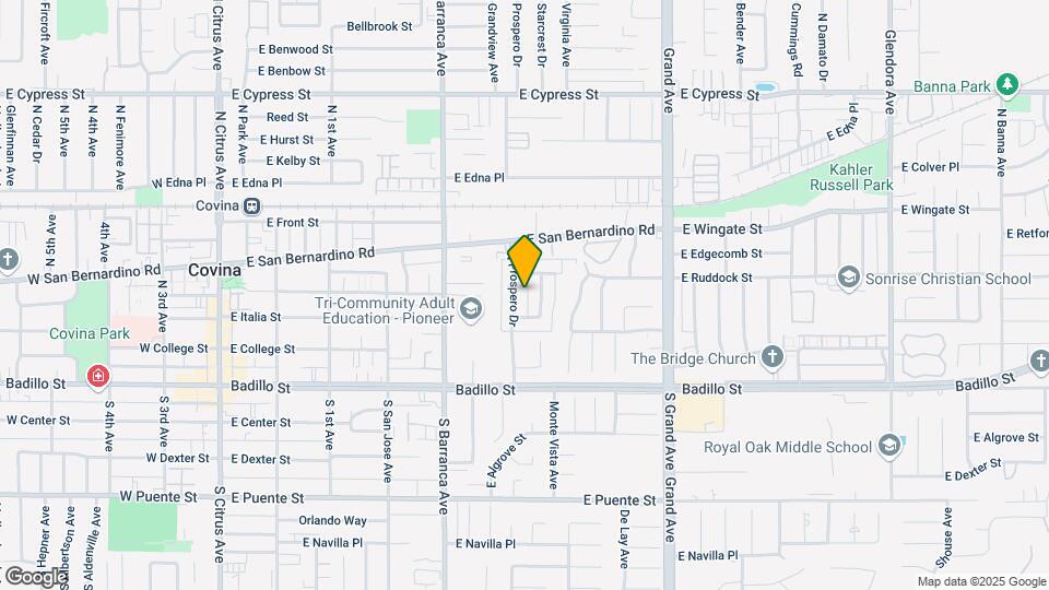 348 N Prospero Dr Map and Location Details