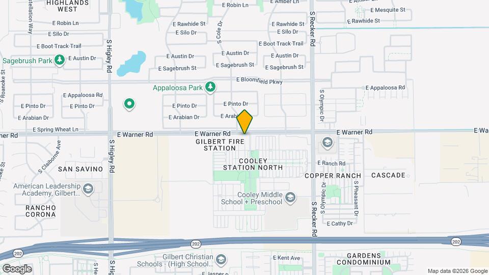 3726 E Angstead Dr Mapa y Detalles de la Ubicación