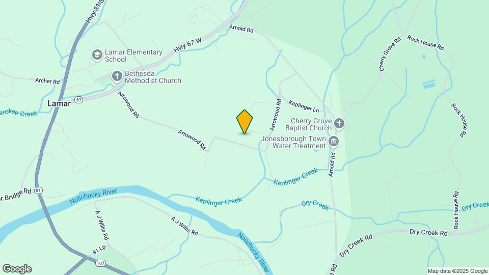 295 Arrowood Rd Map and Location Details
