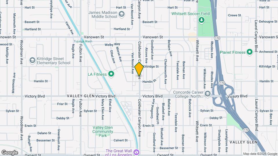 6519 Coldwater Canyon Ave Map and Location Details