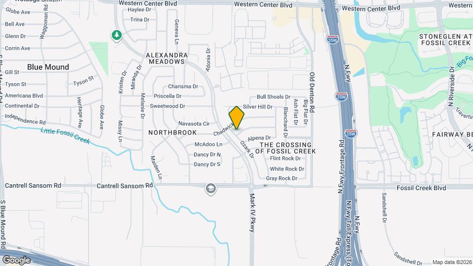 5900 Ozark Dr Map and Location Details