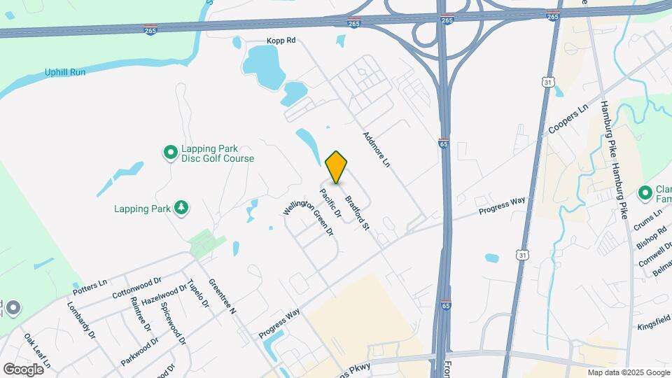 2123 Bradford St Map and Location Details