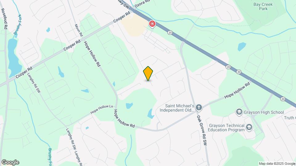 479 Blue Creek Ln SW Mapa y Detalles de la Ubicación