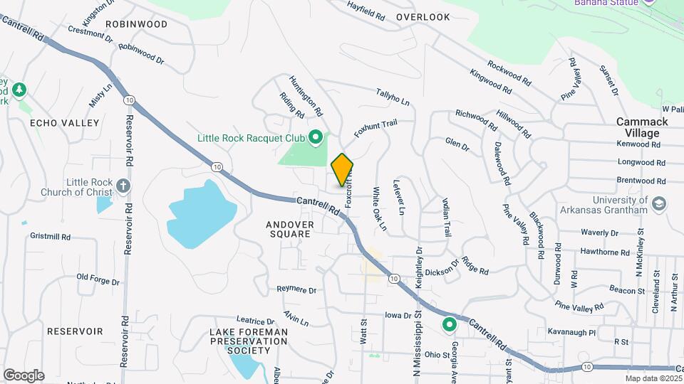 2824 Foxcroft Rd Map and Location Details