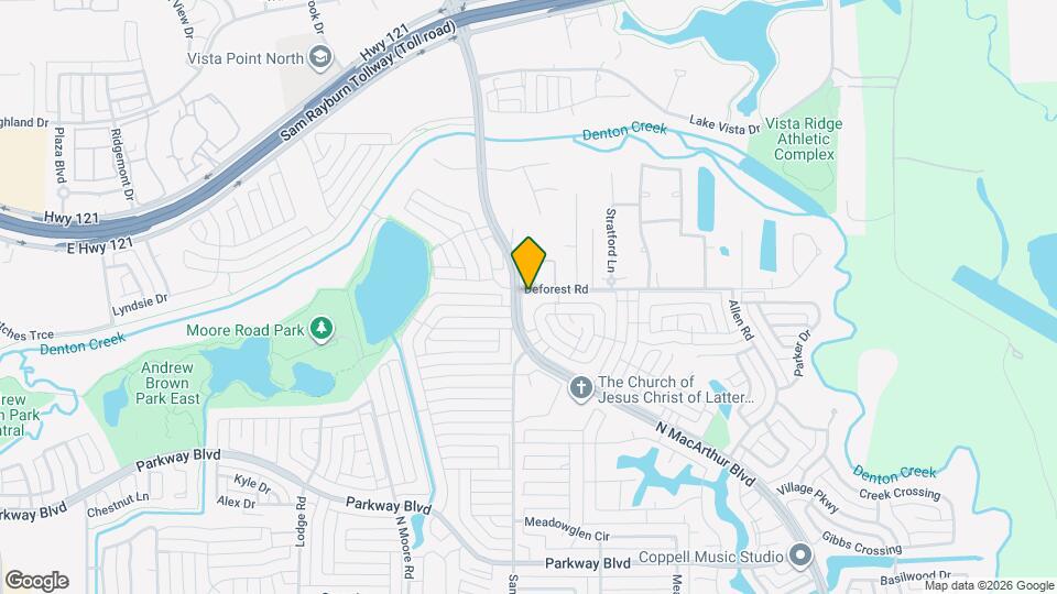 600 Raintree Cir Map and Location Details