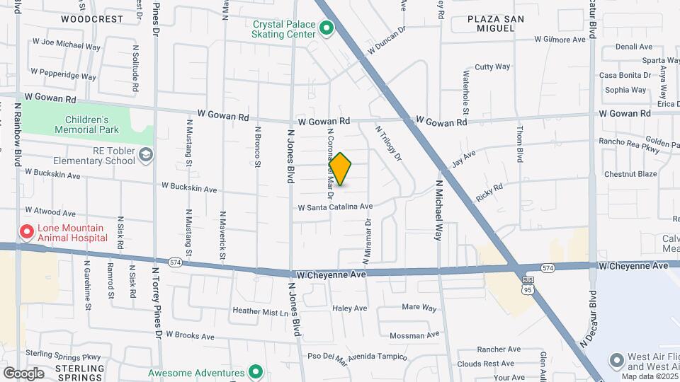 5828 W Divers Cove Way Map and Location Details