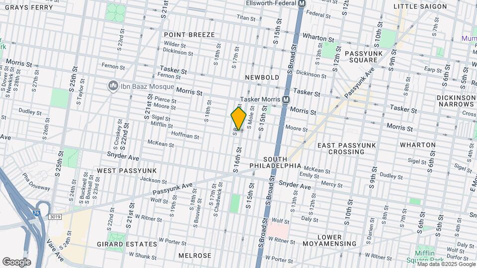 1844 S 16th St Map and Location Details