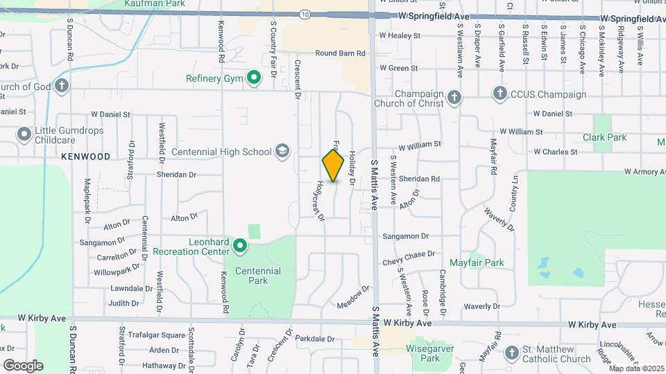 1013 Frank Dr Map and Location Details