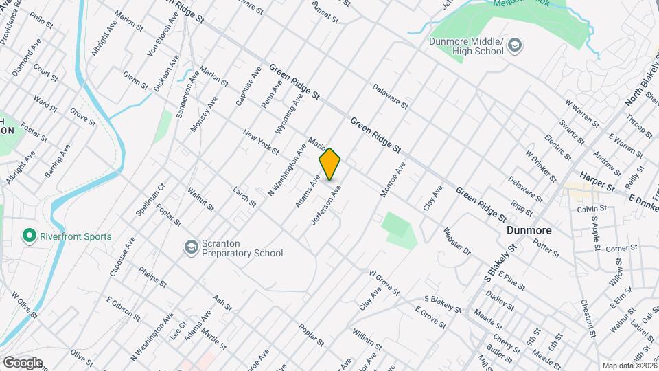 621 New York St Map and Location Details