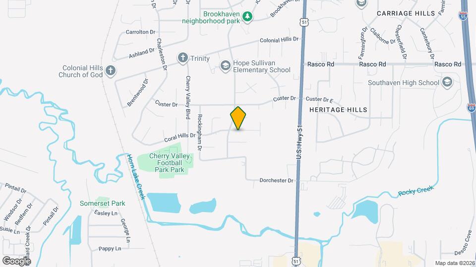 1783 Coral Hills Dr Map and Location Details
