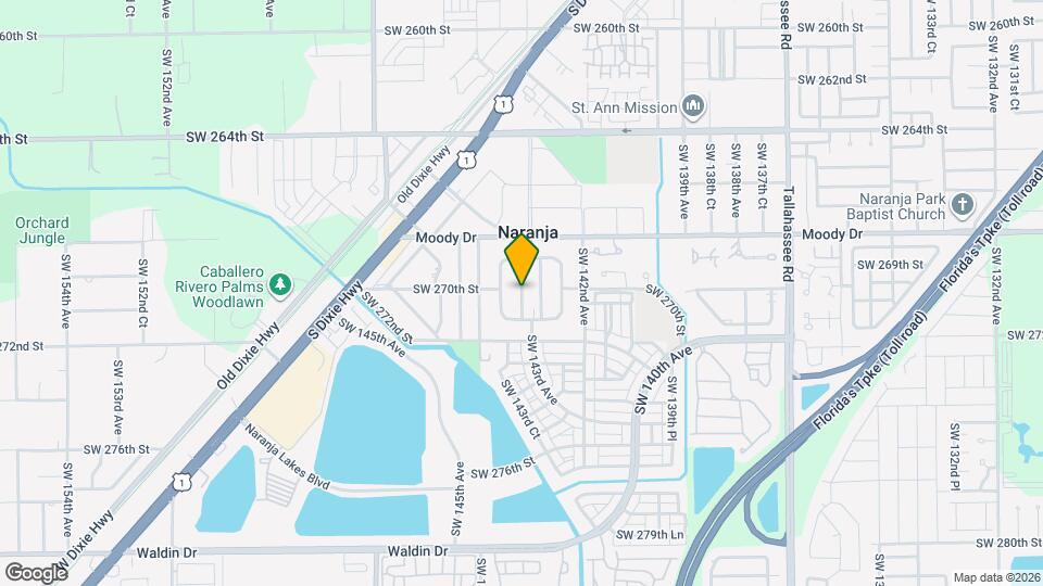26980 SW 143rd Ct Map and Location Details