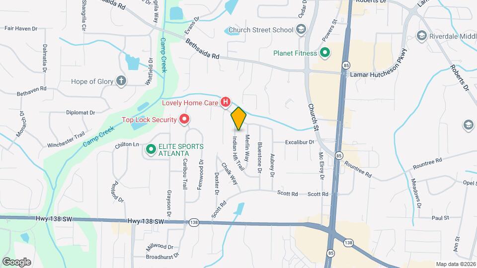 7272 Indian Hill Trail Map and Location Details