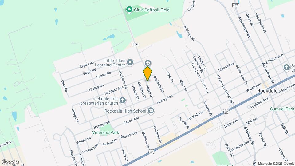 718 Hogan Dr Map and Location Details