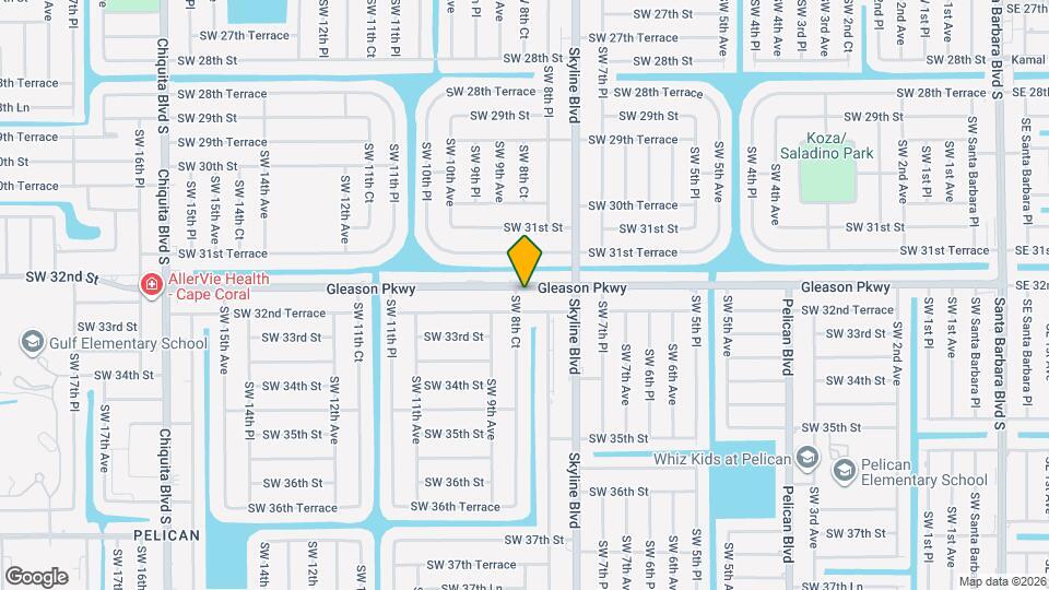 828 Gleason Pkwy Map and Location Details