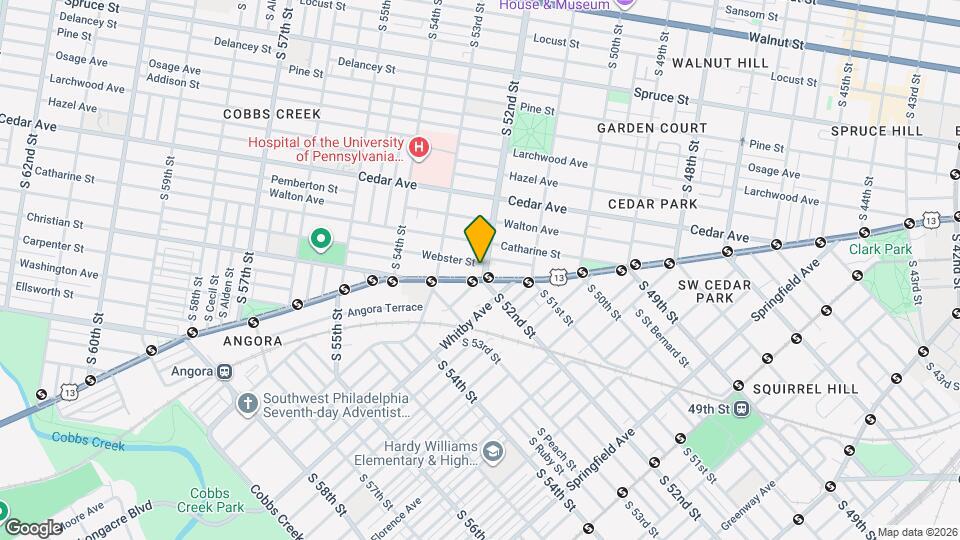 724 S 52nd St Map and Location Details