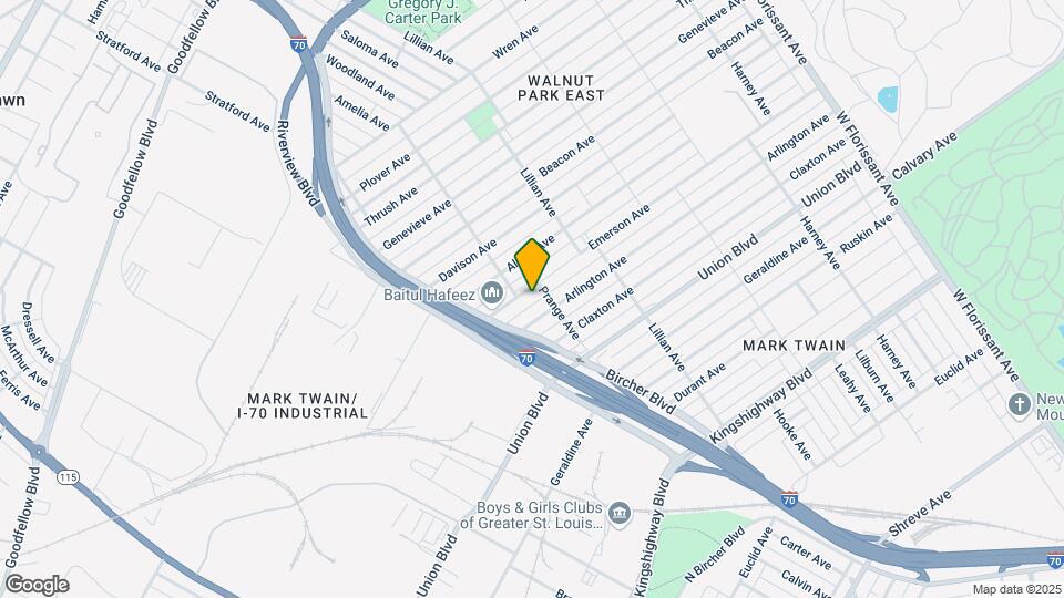 4564 Emerson Ave Map and Location Details