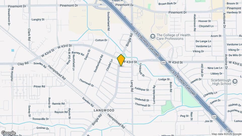 6637 Midfield Dr Map and Location Details