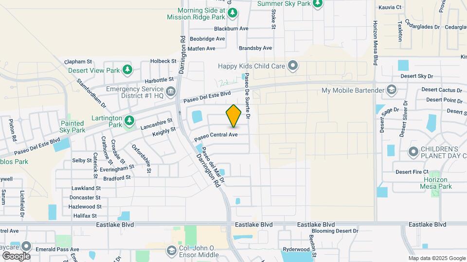 13773 Paseo Central Ave Map and Location Details