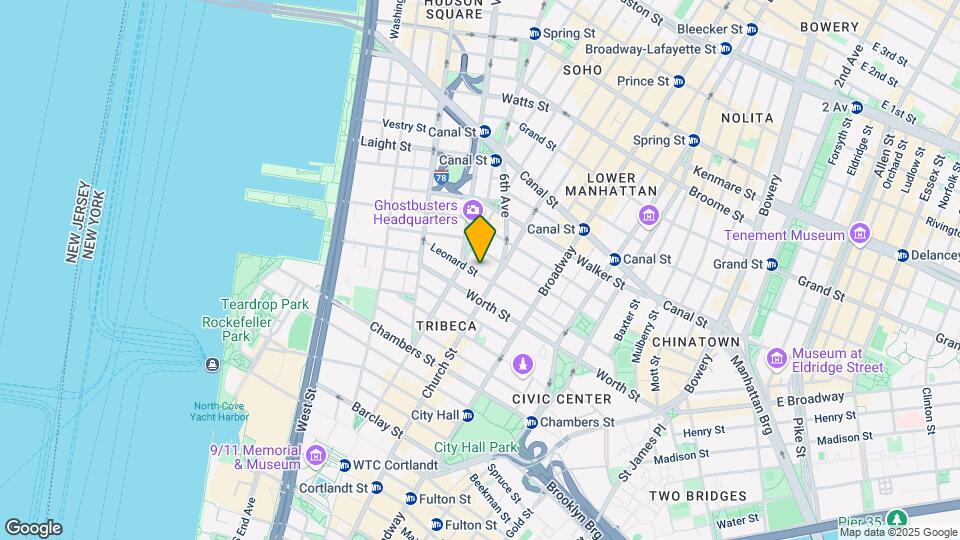 53 Leonard St Mapa y Detalles de la Ubicación
