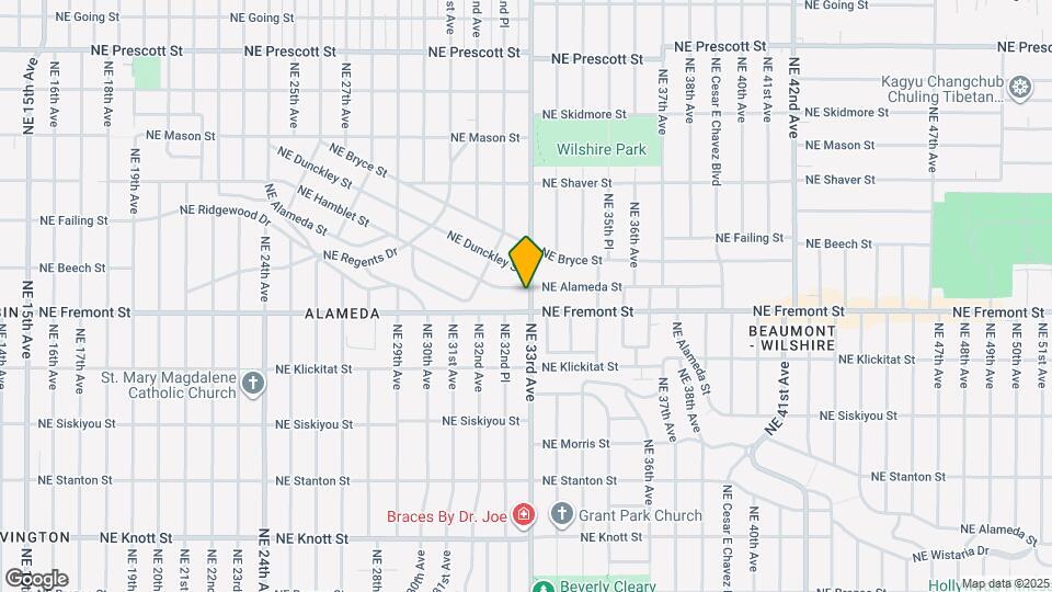 3298 NE Alameda St Map and Location Details