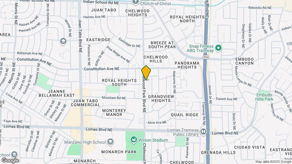 1212 Chelwood Park Blvd NE Map and Location Details