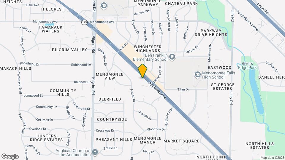 N80W15051 Appleton Ave Map and Location Details