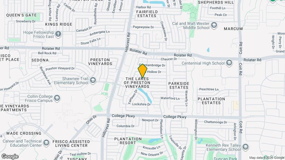 11217 Clover Knoll Dr Map and Location Details