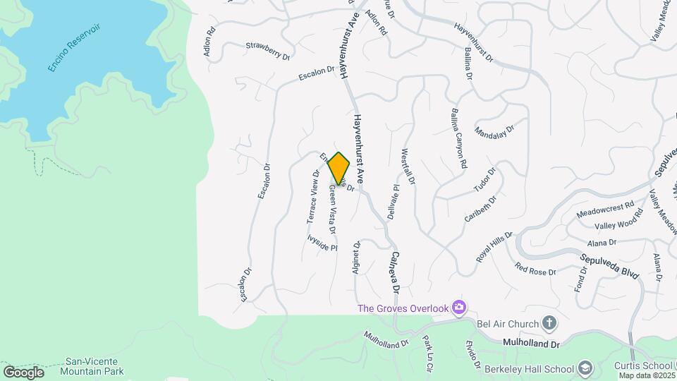 3654 Green Vista Dr Map and Location Details