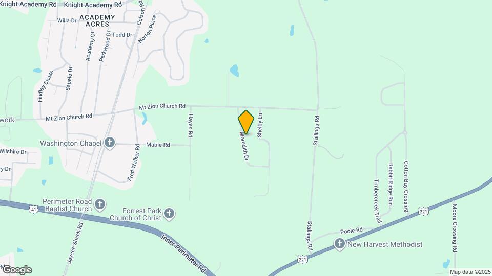 4163 Meredith Dr Map and Location Details