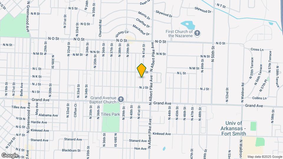 1301 N 41st St Map and Location Details