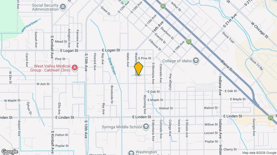 2015 Washington Ave Map and Location Details