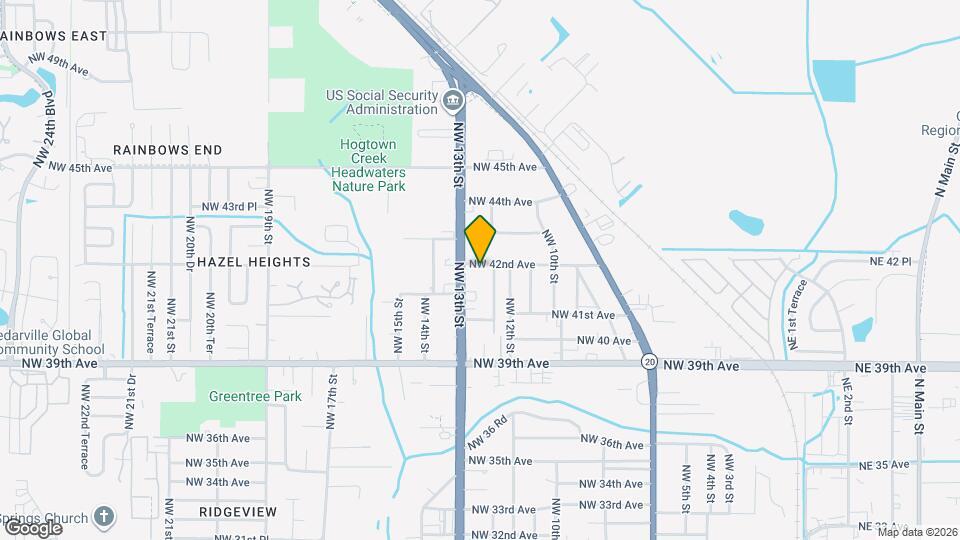 1239 NW 42nd Ave Map and Location Details
