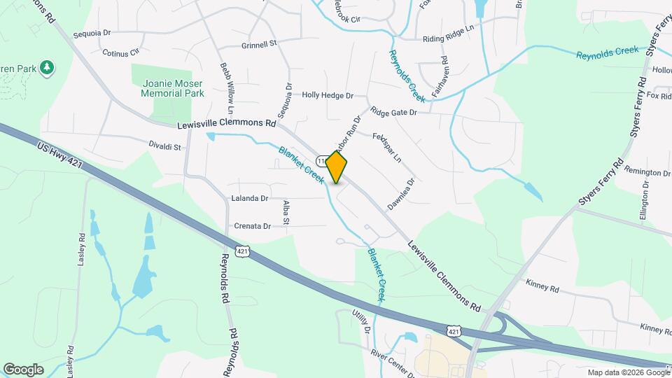 1010 Damon Dr Map and Location Details