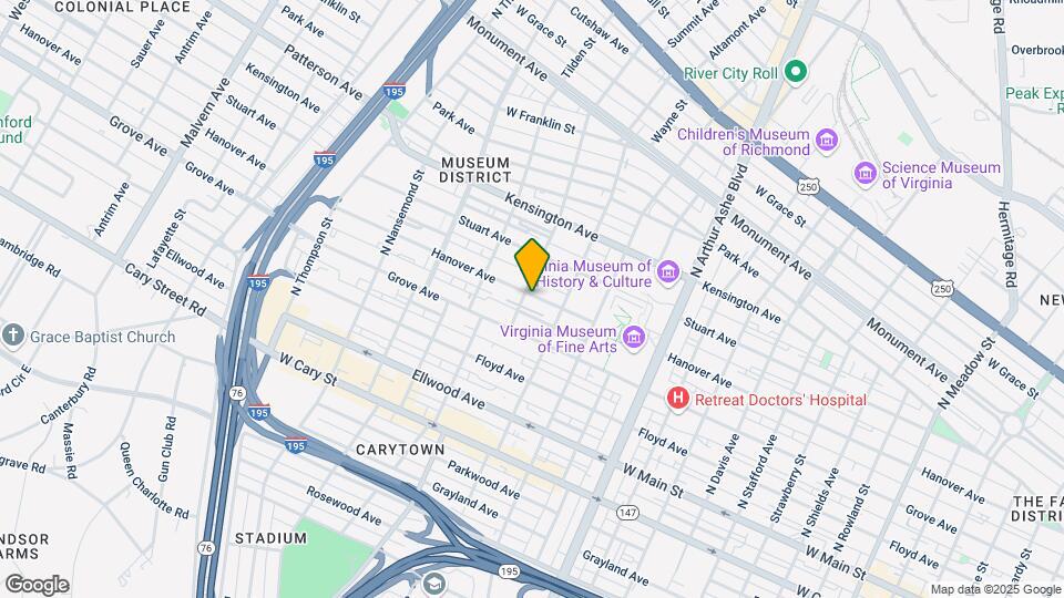 3125 Hanover Ave Mapa y Detalles de la Ubicación