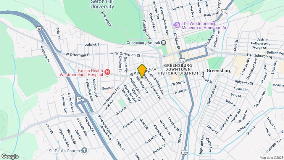 127 Seminary Ave, Unit 1 Map and Location Details