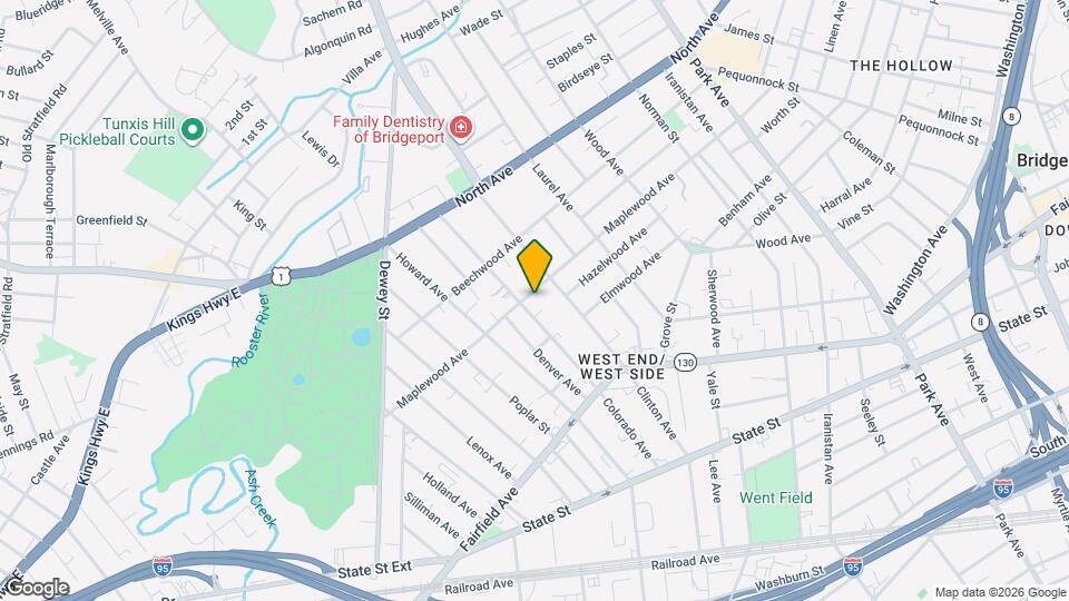 689 Maplewood Ave Map and Location Details