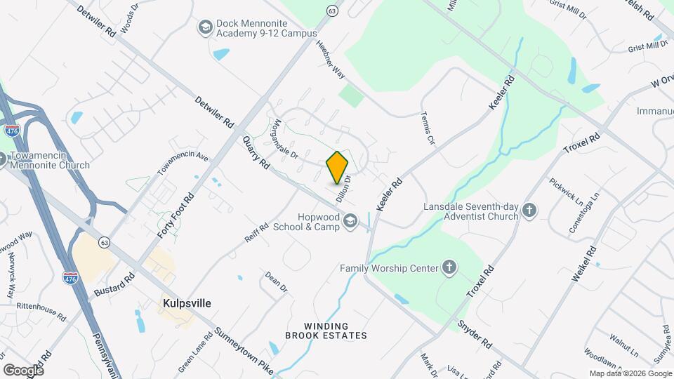 1203 Crosshill Ct Map and Location Details